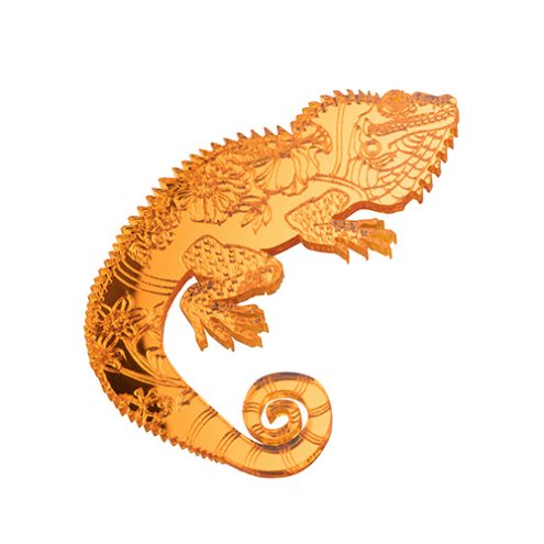 Rijkje-brooch-orange-metallic